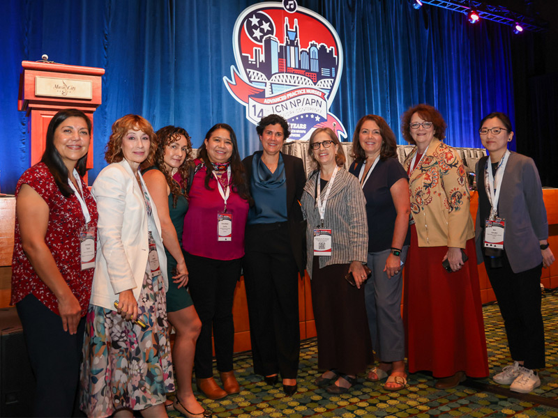 Plenary Speaker Susan Orsega with conference attendees
